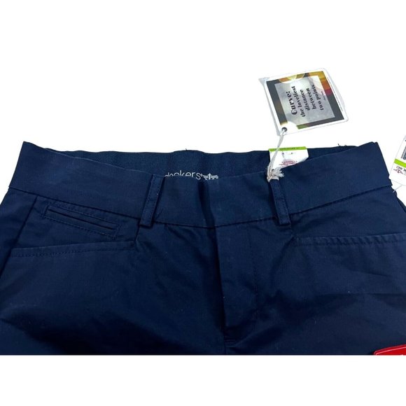 Dockers Khaki Woman's Size 4 Curve Navy Blue with Tags - Picture 9 of 14